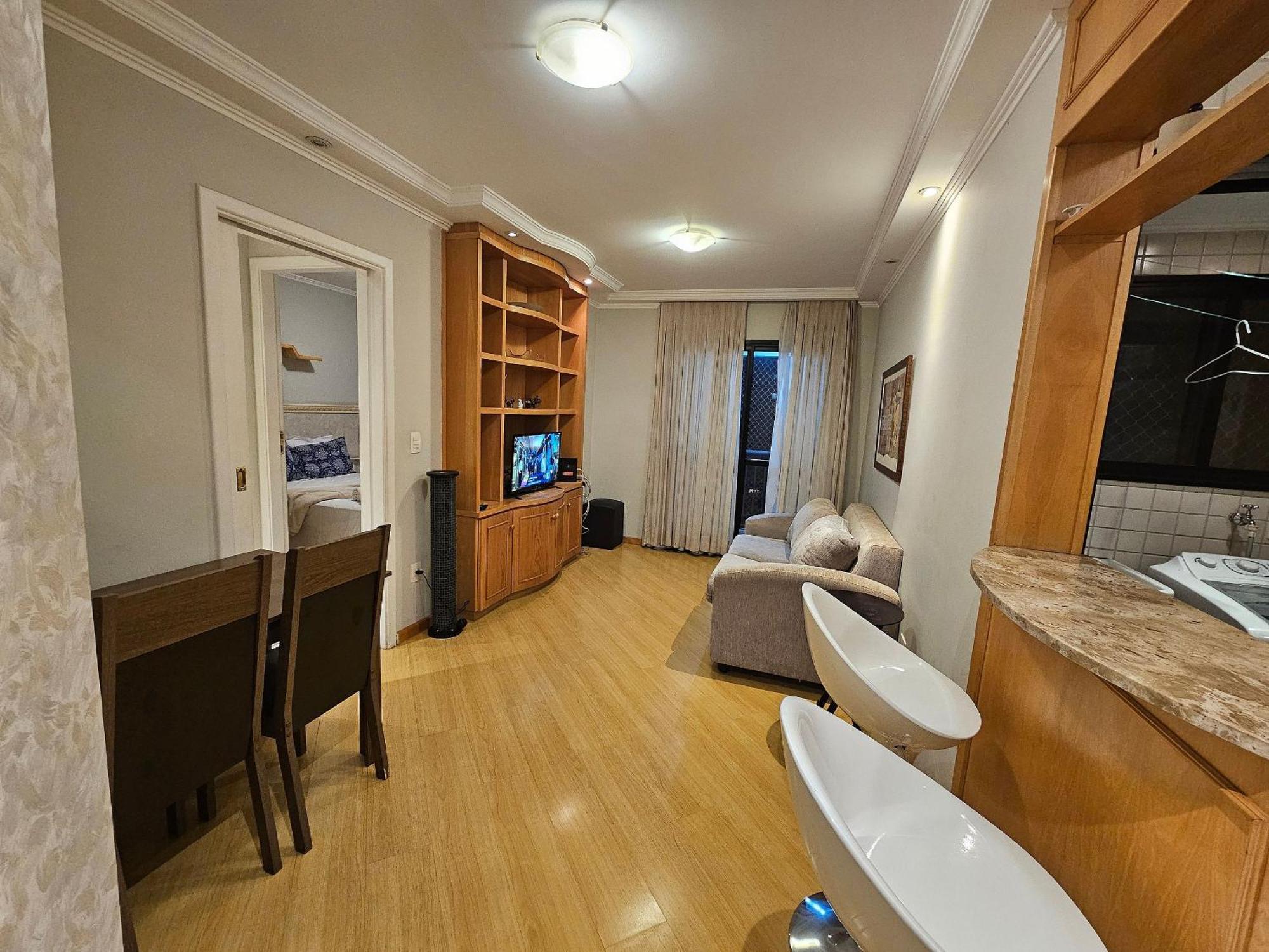 Flat Apart/Hotel Com Uma Suite E Cozinha Completa São Paulo Luaran gambar