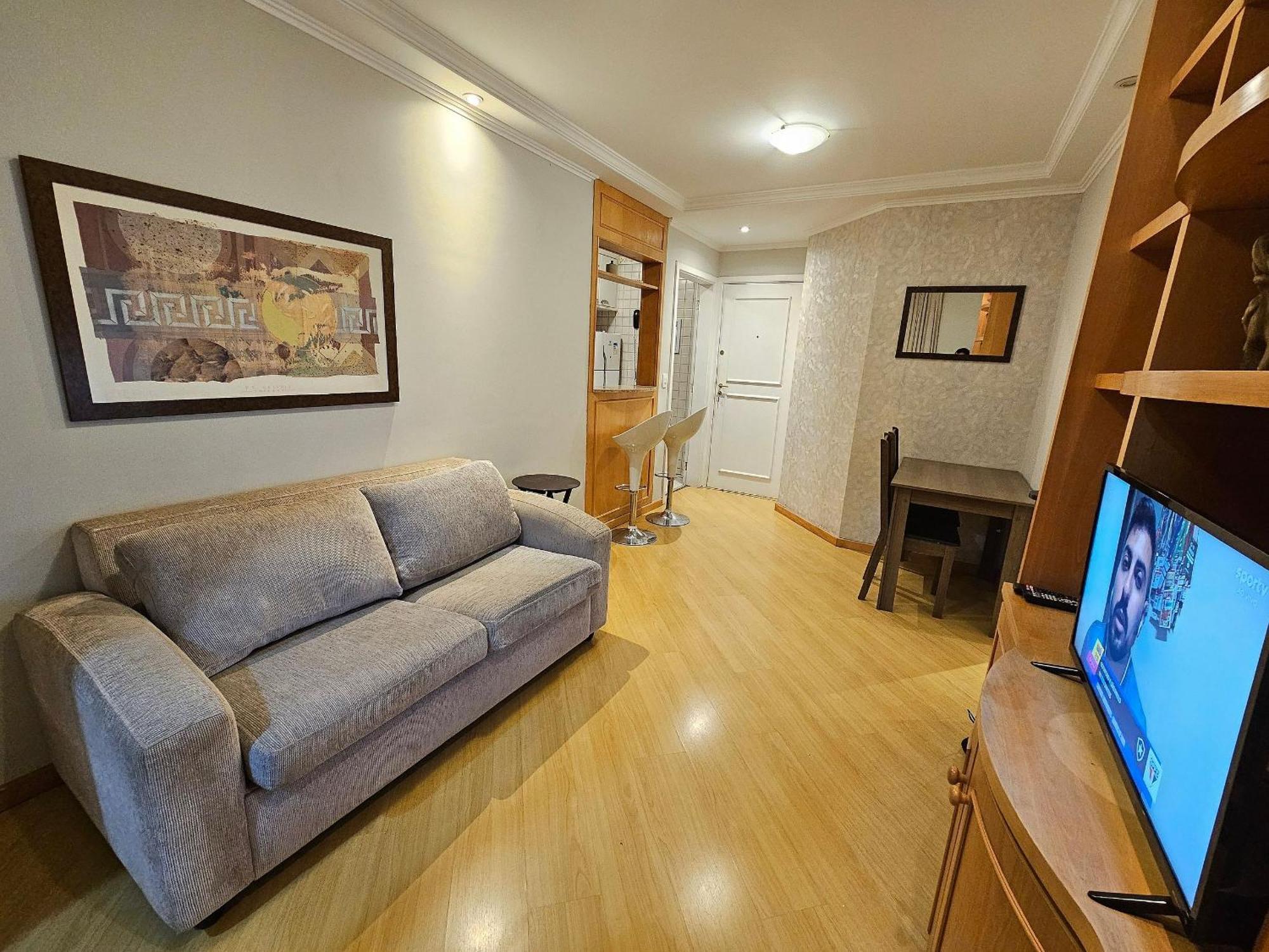 Flat Apart/Hotel Com Uma Suite E Cozinha Completa São Paulo Luaran gambar
