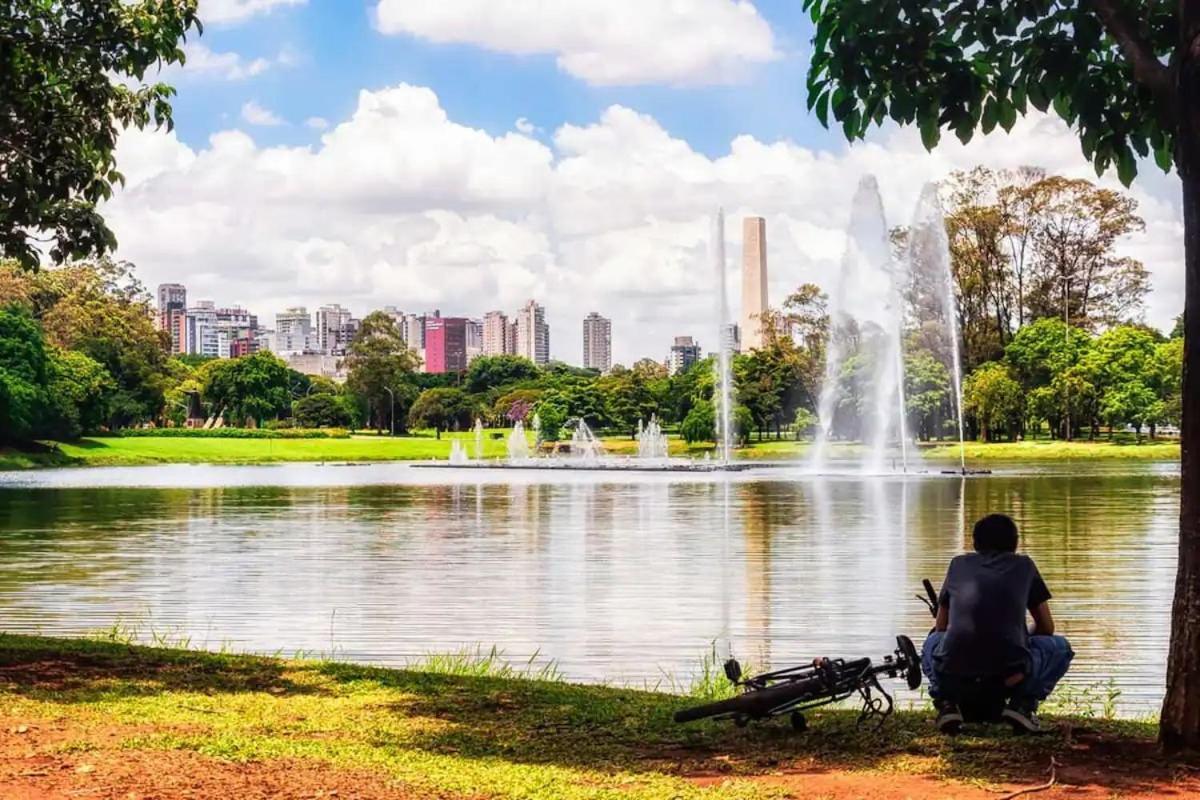 Flat Apart/Hotel Com Uma Suite E Cozinha Completa São Paulo Luaran gambar